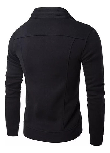 Ropa De Hombre Casual Con Cremallera Plisada, Suéter De Gaba