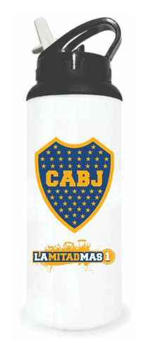 Botella Deportiva Hoppy Personalizado Boca Todos Los Clubes