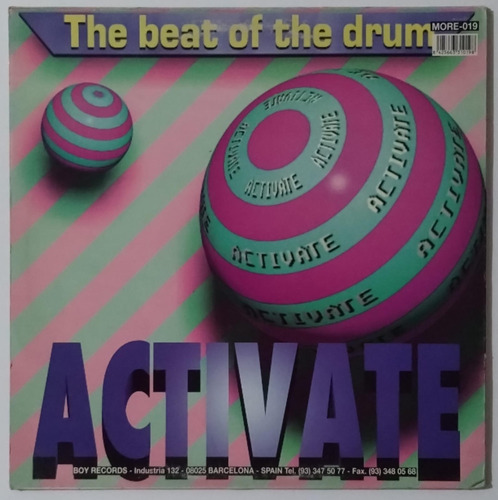 Activate The Beat Of A Drum Vinilo 12 España 1994 Euro House Estándar (Usado)