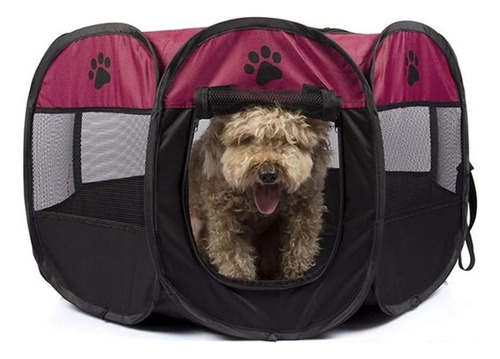 Corral Para Mascotas Perros Gatos Conejos Plegable Talla L