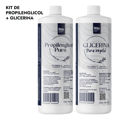 Imagen 2 de 8 de 1 Kg Propilenglicol Usp + 1 Kg Glicerina Usp