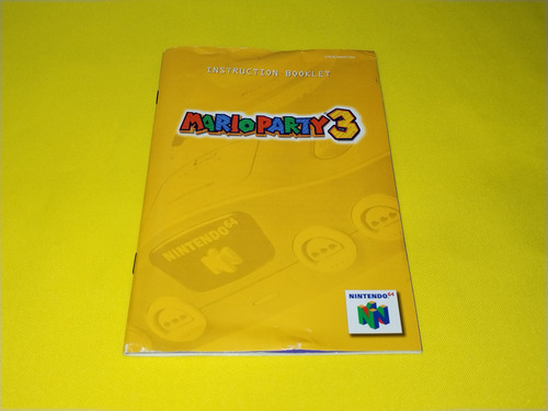 Manual Mario Party 3 N64 Nintendo 64 *original* (Usado)