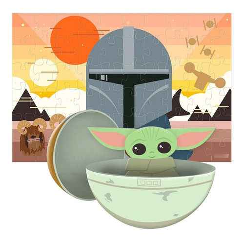 Rompecabezas En Esfera Mandalorian Mod.jca-3298 Novelty®