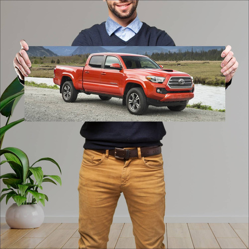 Cuadro 30x80cm Auto 2016 Toyota Tacoma Trd Sport 129