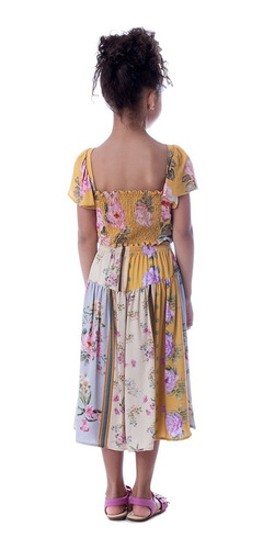 Imagem 2 de 2 de Saia Midi E Cropped Lavanda Camu Camu Infantil Menina