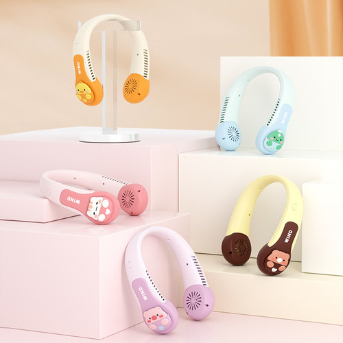P Ventilador De Cuello Usb Portátil Con Refrigeración Con