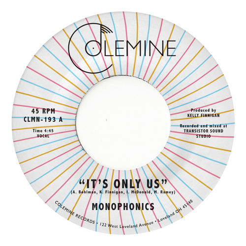Disco Vinilo 7'' It's Only Us, Monophonics