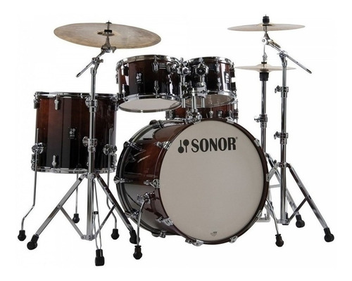 Sonor Bateria Aq2 Maple Studio Brown Fade Sin Fierros