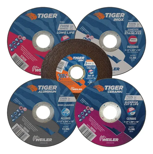 Weiler 56094 Surtido De Ruedas De Corte De 4-1/2 Pulgadas,