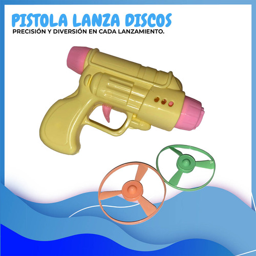 Pistola Lanza Discos De Juguete Pack X 20 Precio Mayorista Pack X 20 Nena