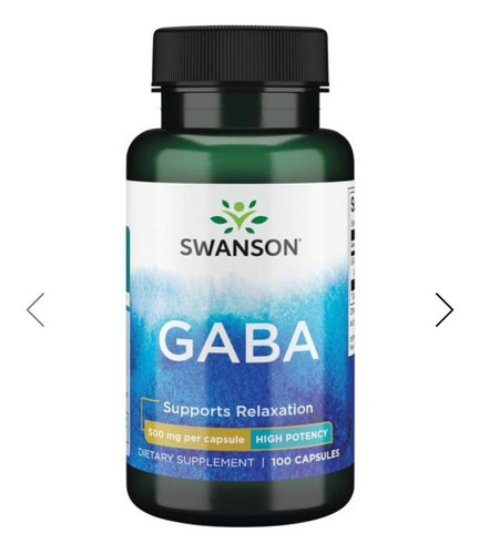 Suporte restaurador para o sono de alta potência de 500 mg de Gaba Swanson