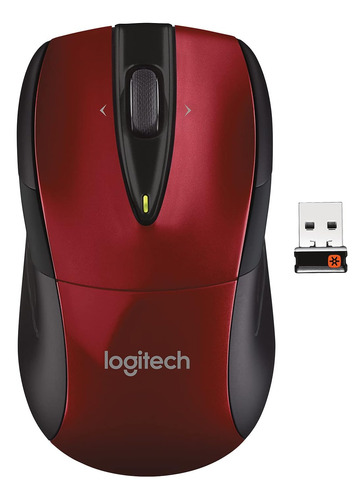 Mouse Logitech Inalambrico M525/rojo