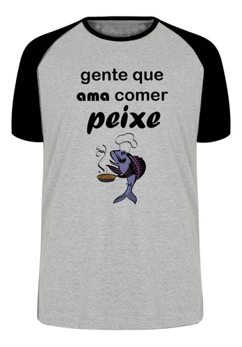 Camiseta Blusa Plus Size Peixe Pesca Pescador Pescaria Comer