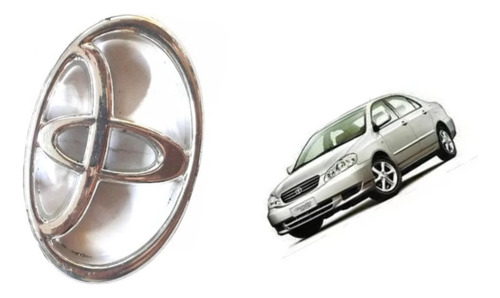 Emblema Frontal De Parrilla Toyota Corolla Sensation 2003/08