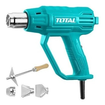 Pistola De Calor 2000w + 3 Boquillas Total Tools Utb20036