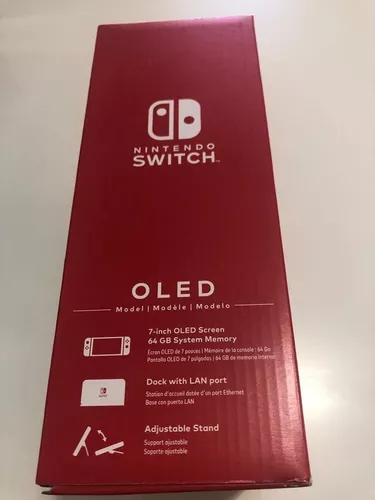 Nintendo Switch OLED 64GB Standard cor branco e preto