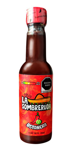 Imagen 2 de 9 de Salsas La Sombreruda (caja Con 24 Piezas) 190ml