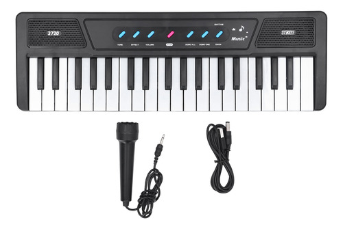 Micrófono Para Niños De 37 Teclas, Teclado, Piano, Portátil,