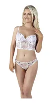 Comprar Conjunto Soft De Tul Estampado Con Base Y Less. Yamiel