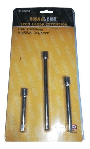 Barra De Extensión En 3/4 6mm  De 3pcs Mayor Y Detal Oferta