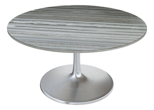 Mesa De Comedor Star 2 Plateado Këssa Muebles