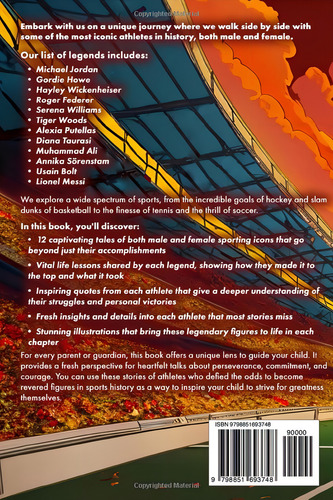 Inspirational Stories For Young Achievers - Sports Edition, De Fox, Hayden. Editorial Independently Published, Tapa Pasta Blanda, Edición 1 En Inglés, 2023