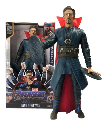 Figura De Dr Strange Articulado 30cm Con Luz Y Sonido 