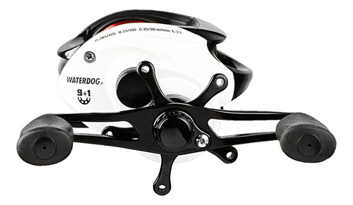 Reel Rotativo Waterdog Widow White Izquierdo/derecho Pesca Color Blanco Lado de la manija Izquierdo