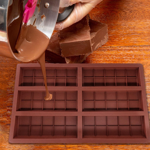 Moldes De Silicona Para Chocolate Profundo Moldes Para Barra