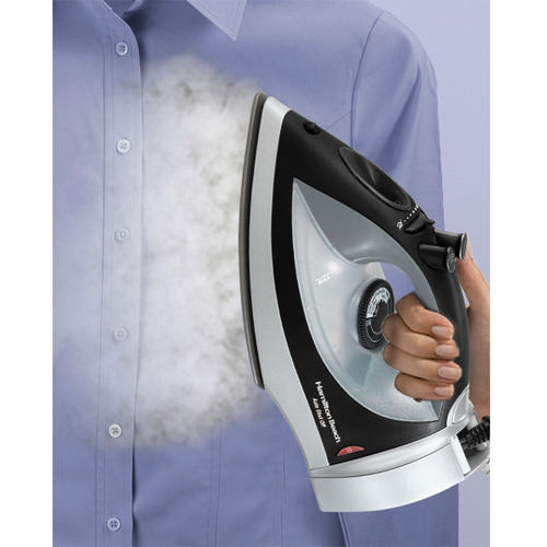 Imagen 4 de 4 de Plancha De Vapor Hamilton Beach Negro/plata 14210r