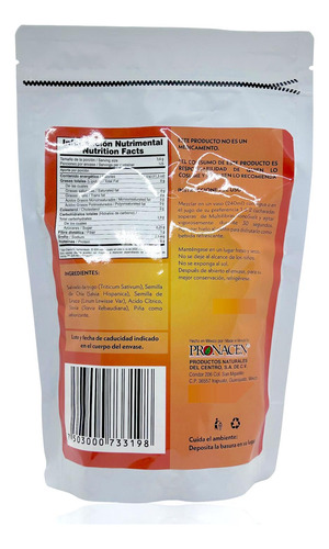 Fibra Multi Fibras Tonosvelt Salvado Linaza Piña 450 G Prona