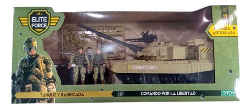 Tanque Y Barricada Militar Set Completo Militares Soldados
