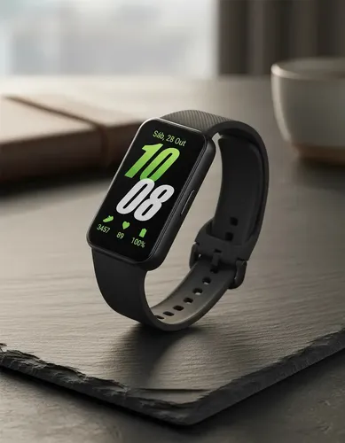 Smartwatch Samsung Galaxy FIT 3 Display Grafite Liso