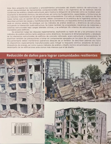 Diseño Sísmico De Estructuras Limusa, De Enrique Bazán Zurita. Roberto Meli Piralla. Editorial Limusa, Tapa Blanda En Español