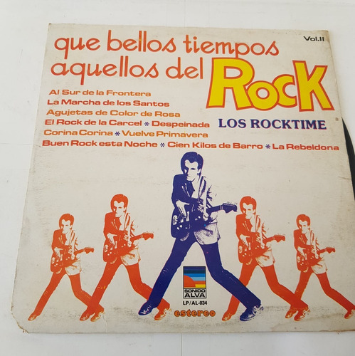 Disco Lp Los Rocktime Vol 2