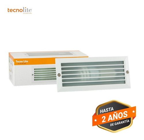 Tecnolite Lampara Exterior Blanca 13w E27 H-930/b Color Blanco