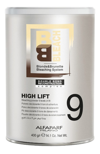Polvo Decolorante Bb Bleach High Lift 9 400g - Alfaparf