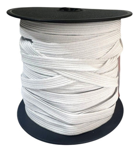 Kit 2 Elásticos Chato Número 16 De 0.9mm Branco De 50m