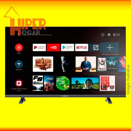Imagen 2 de 7 de Smart Tv Android Televisor Led 32 Pulgadas Noblex Dm32x7000