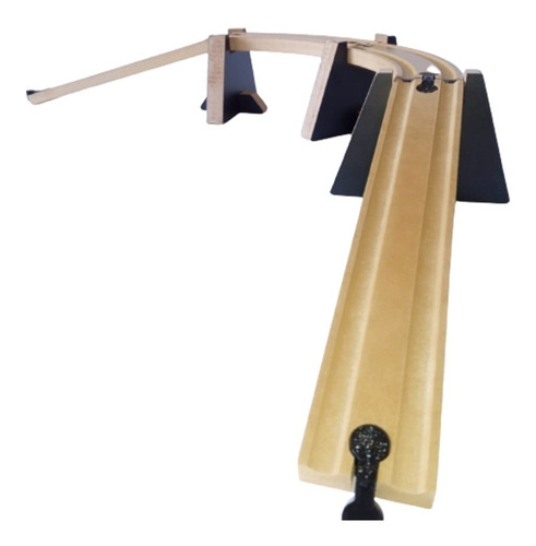 Puente Elevación Curva Tren Madera Compatible Trencity Hape