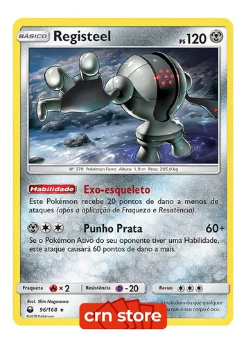 Kit Pokémon Lendários Regigigas Registeel Regice Regirock