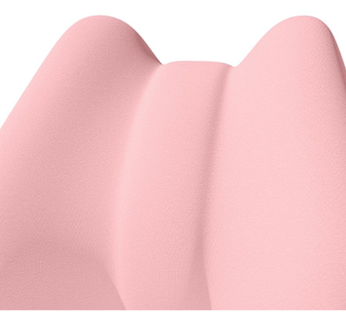 Almohada De Soporte Lumbar De Cojín, Espuma De Memoria Rosa