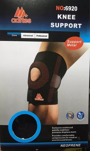 Rodillera Soporte Metálico Abrojo Ligamentos Rotula Menisco