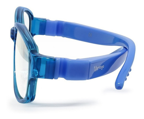 Imagen 3 de 4 de Lentes Vorago Con Proteccion Blue Light Kids Kg-200-bl Azul