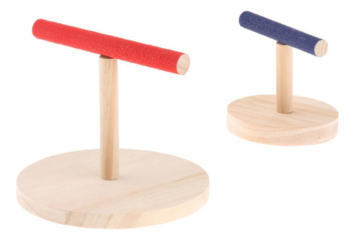 2 Piezas Soporte Para Loros De Entrenamiento Perchas Para