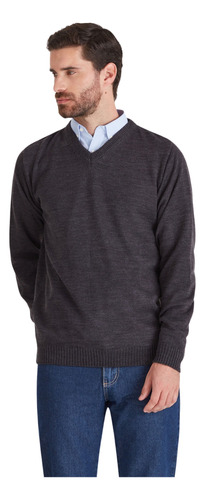 Sweater Macowens Escote En V Gris Hombre 609260109003