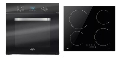 Combo Horno Empotrable Eléct Tst Avvolto + Anafe Vitro Iv