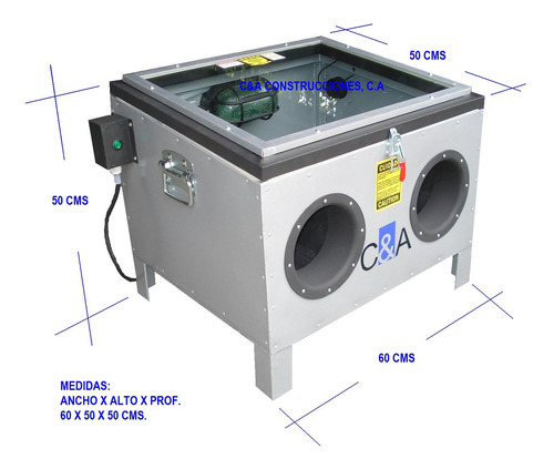 Fabricacion De Mini Cabina Para Sandblasting C & A