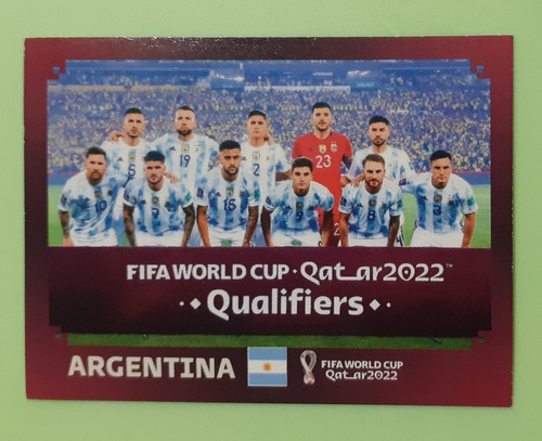 Figurita Mundial Qatar 2022 Europea Equipo Argentina Arg 1