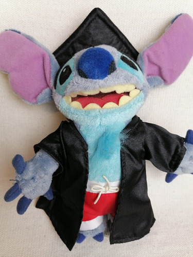 Peluche Original Stitch Happy Graduation 2005 Disney 23cm. 